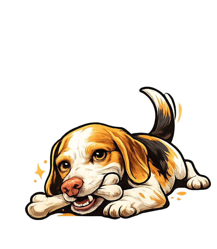 K-9 dog illustration